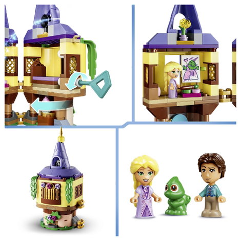 LEGO® DISNEY 43294 Rapunzel hercegnő mini tornya Rapunzellel, Flynn-nel és Pascal-lal 5. kép