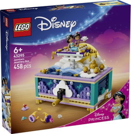 LEGO® DISNEY 43295 Jázmin hercegnő ékszerdoboza repülő szőnyeggel és Aladdin és Jázmin figurákkal