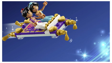 LEGO® DISNEY 43295 Jázmin hercegnő ékszerdoboza repülő szőnyeggel és Aladdin és Jázmin figurákkal 7. kép