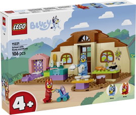 LEGO® DC COMICS SUPER HEROES 11221 Iskola Rustyval és Blueyval  építőkészlet minikonyhával, kávézóva