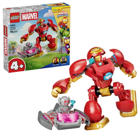 LEGO® DISNEY 11209 Marvel Vasember és fantasztikus barátai: Ultron vs. Vasember Építőjáték 2 minifi 2. kép