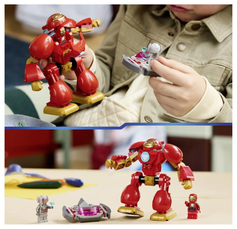 LEGO® DISNEY 11209 Marvel Vasember és fantasztikus barátai: Ultron vs. Vasember Építőjáték 2 minifi 9. kép