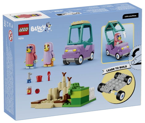 LEGO® Bluey 11216 Nagymamák Bingóval és Bluey-val építőjátékok játékautóval, kerttel és figurákkal 2. kép