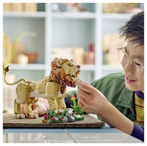 LEGO® CREATOR 31386 3 az 1-ben vadállat készlet: oroszlán, nőstény oroszlán vagy 2 oroszlánkölyök ép 7. kép