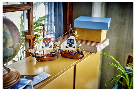LEGO® CREATOR 31387 Kalózhajó, amely kastéllyá vagy ikerhajóvá alakítható  építőkészlet 5 minifigurá 5. kép