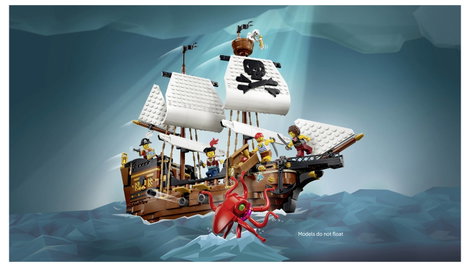 LEGO® CREATOR 31387 Kalózhajó, amely kastéllyá vagy ikerhajóvá alakítható  építőkészlet 5 minifigurá 9. kép