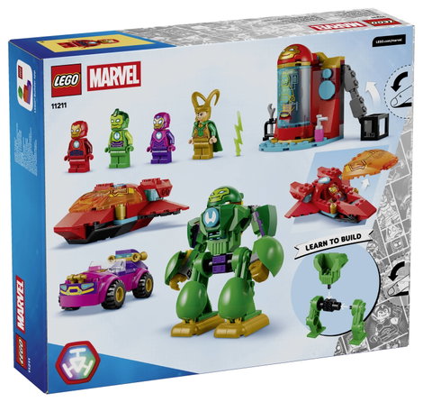 LEGO® DISNEY 11211 Marvel Vasember és fantasztikus barátai: Loki vs. Vasember csapat Szuperhős akci 2. kép