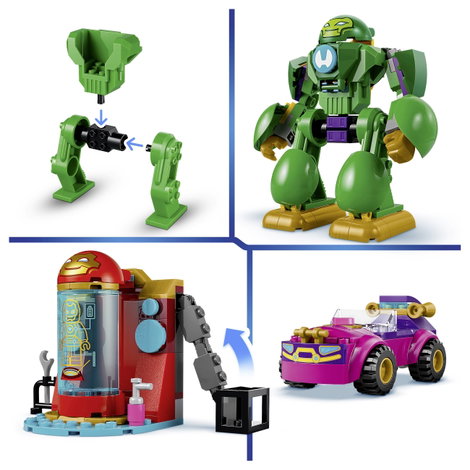 LEGO® DISNEY 11211 Marvel Vasember és fantasztikus barátai: Loki vs. Vasember csapat Szuperhős akci 5. kép