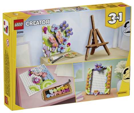 LEGO® CREATOR 31390 Építő- és játékkészlet kreatív gyerekeknek  3 építési lehetőség: festés, képkere 2. kép