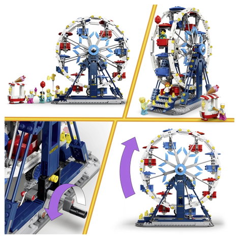 LEGO® CREATOR 31389 Építőjáték 3 építési lehetőséggel: óriáskerék, UFO körhinta vagy körhinta 7. kép