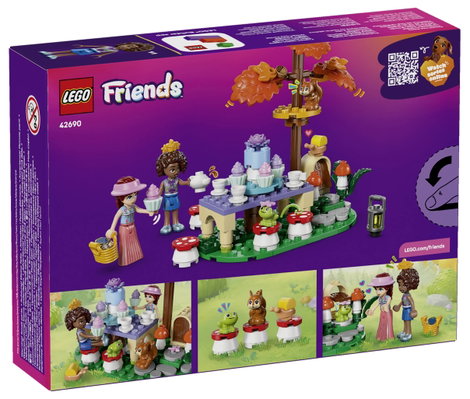 LEGO® FRIENDS 42690 Építőkészlet 2 játékfigurával, békával és mókussal 2. kép