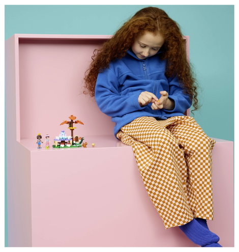 LEGO® FRIENDS 42690 Építőkészlet 2 játékfigurával, békával és mókussal 7. kép