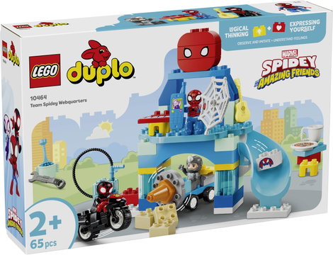 LEGO® DUPLO® 10464 Marvel Team Pókember főhadiszállása fejlesztő építőjáték 4 figura szuperhős sze