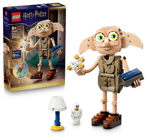 LEGO® HARRY POTTER™ 76469 Dobby, a szabad manó Építőjáték gyerekeknek 2 az 1-ben készlet 3. kép