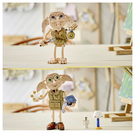 LEGO® HARRY POTTER™ 76469 Dobby, a szabad manó Építőjáték gyerekeknek 2 az 1-ben készlet 7. kép