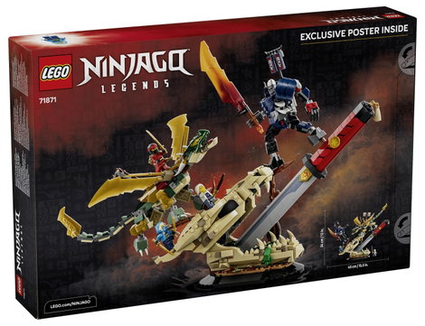 LEGO® NINJAGO 71871 Leszámolás a Sárkánypengén építőkészlet akciófigurával 2. kép