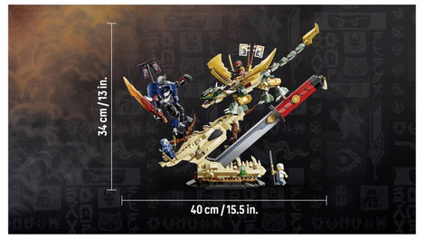 LEGO® NINJAGO 71871 Leszámolás a Sárkánypengén építőkészlet akciófigurával 7. kép