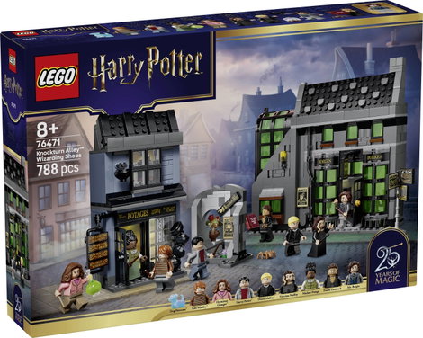 LEGO® HARRY POTTER™ 76471 Varázslóboltok az Abszol sikátorban építőkészlet fantasy játék 8 minifi