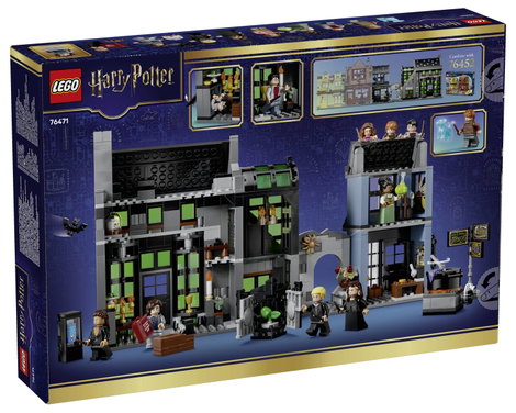 LEGO® HARRY POTTER™ 76471 Varázslóboltok az Abszol sikátorban építőkészlet fantasy játék 8 minifi 2. kép