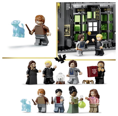 LEGO® HARRY POTTER™ 76471 Varázslóboltok az Abszol sikátorban építőkészlet fantasy játék 8 minifi 6. kép