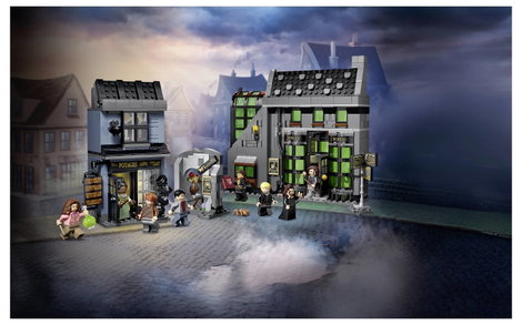 LEGO® HARRY POTTER™ 76471 Varázslóboltok az Abszol sikátorban építőkészlet fantasy játék 8 minifi 8. kép