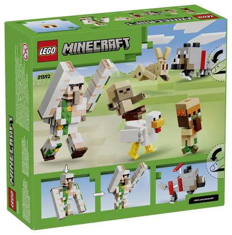 LEGO® MINECRAFT 21592 A Csirkelovas támadása a sivatagban LEGO kockákból készült mozgatható figurák 2. kép