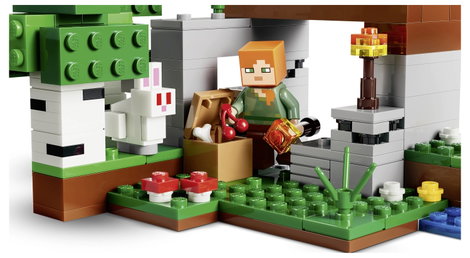 LEGO® MINECRAFT 21593 Első éjszakai kaland Minecraft készlet Alexszel, egy csontvázzal és egy Creep 10. kép