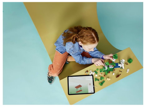 LEGO® MINECRAFT 21593 Első éjszakai kaland Minecraft készlet Alexszel, egy csontvázzal és egy Creep 3. kép