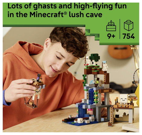 LEGO® MINECRAFT 21597 Szellemállomás Építőkészlet Szellemmel és csontvázzal Asztali dekoráció a vi 6. kép
