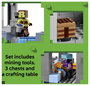 LEGO® MINECRAFT 21597 Szellemállomás Építőkészlet Szellemmel és csontvázzal Asztali dekoráció a vi 8. bélyegkép