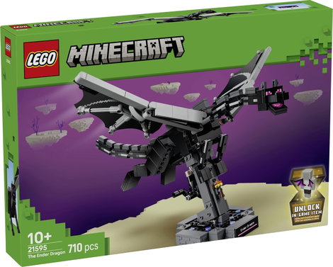 LEGO® MINECRAFT 21595 Az Ender Sárkány szobadekoráció a videojáték alapján figura csapkodó szárnya