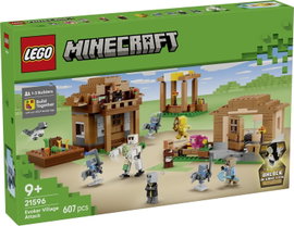 LEGO® MINECRAFT 21596 A mágus támadása a falu ellen  szerepjátékokhoz való építőkészlet 11 figurával