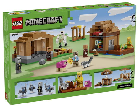 LEGO® MINECRAFT 21596 A mágus támadása a falu ellen szerepjátékokhoz való építőkészlet 11 figurával 2. kép