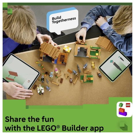 LEGO® MINECRAFT 21596 A mágus támadása a falu ellen szerepjátékokhoz való építőkészlet 11 figurával 5. kép