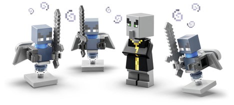 LEGO® MINECRAFT 21596 A mágus támadása a falu ellen szerepjátékokhoz való építőkészlet 11 figurával 9. kép
