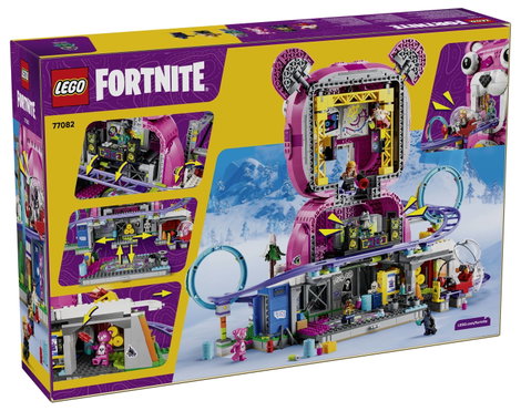 77082 Lego® Fortnite Rave-barlang  építőkészlet gyerekeknek és játékosoknak  legendás helyszín a vid 2. kép