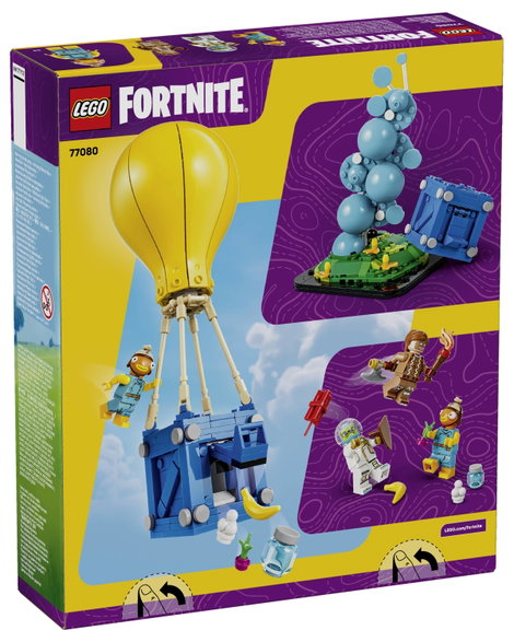 77080 Lego® Fortnite Ellátási készlet 3 minifigurával ellátott építőkészlet ajándék játékosoknak 2. kép