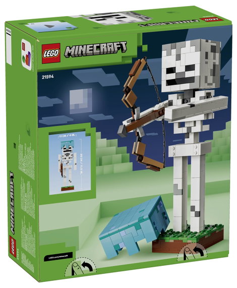 LEGO® MINECRAFT 21594 A csontváz építőjáték a videojátékhoz szobadekoráció 2. kép