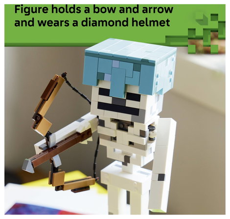 LEGO® MINECRAFT 21594 A csontváz építőjáték a videojátékhoz szobadekoráció 7. kép