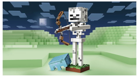 LEGO® MINECRAFT 21594 A csontváz építőjáték a videojátékhoz szobadekoráció 9. kép