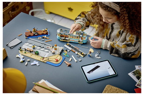 LEGO® CITY 60506 Klasszikus tengerparti villamos építőkészlet 5 minifigurával és állatfigurákkal 6. kép