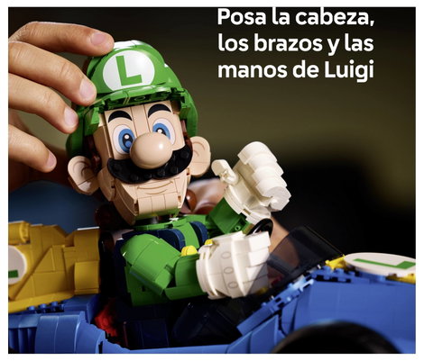 72050 LEGO® Super Mario™ Kart™: Luigi és Turboversenyző Építőkészlet felnőtteknek 10. kép