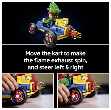 72050 LEGO® Super Mario™ Kart™: Luigi és Turboversenyző Építőkészlet felnőtteknek 11. kép