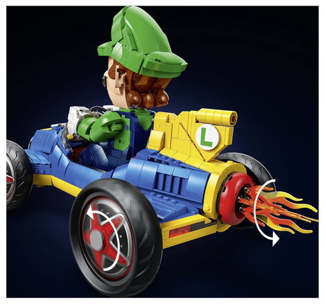 72050 LEGO® Super Mario™ Kart™: Luigi és Turboversenyző Építőkészlet felnőtteknek 3. kép