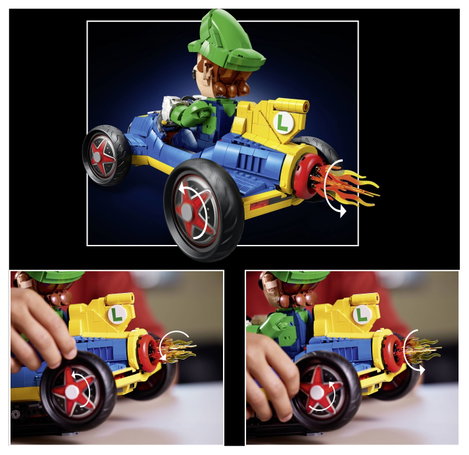 72050 LEGO® Super Mario™ Kart™: Luigi és Turboversenyző Építőkészlet felnőtteknek 6. kép