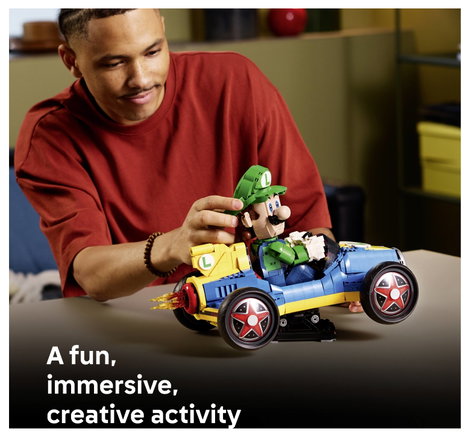 72050 LEGO® Super Mario™ Kart™: Luigi és Turboversenyző Építőkészlet felnőtteknek 8. kép