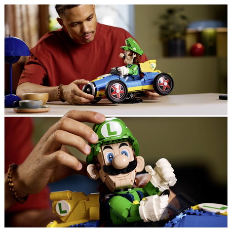 72050 LEGO® Super Mario™ Kart™: Luigi és Turboversenyző Építőkészlet felnőtteknek 9. kép