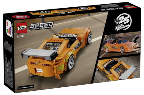 LEGO® SPEED CHAMPIONS 77260 A Halálos iramban Toyota Supra MK4 Sportautókkal ellátott készlet 2. kép