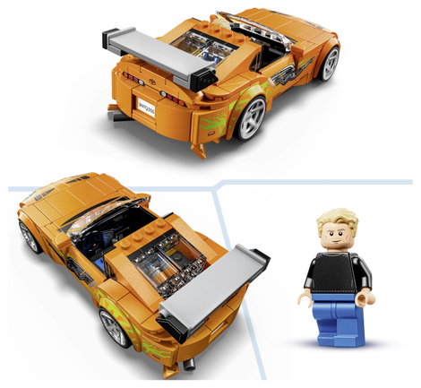 LEGO® SPEED CHAMPIONS 77260 A Halálos iramban Toyota Supra MK4 Sportautókkal ellátott készlet 5. kép