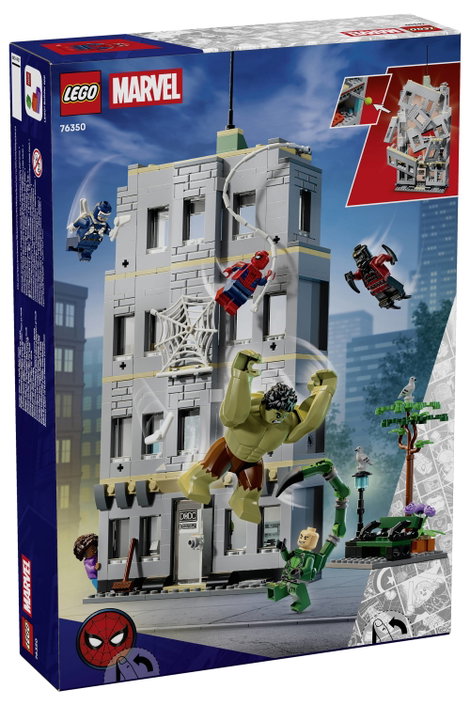 LEGO® MARVEL SUPER HEROES 6588690 Nagy leszámolás: Pókember vs. Hulk Építőjáték 6 karakterrel 2. kép